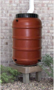 50 Gallon Terracotta Rain Barrel - $64.50